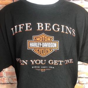 HARLEY DAVIDSON Life Begins When You Get Pelham